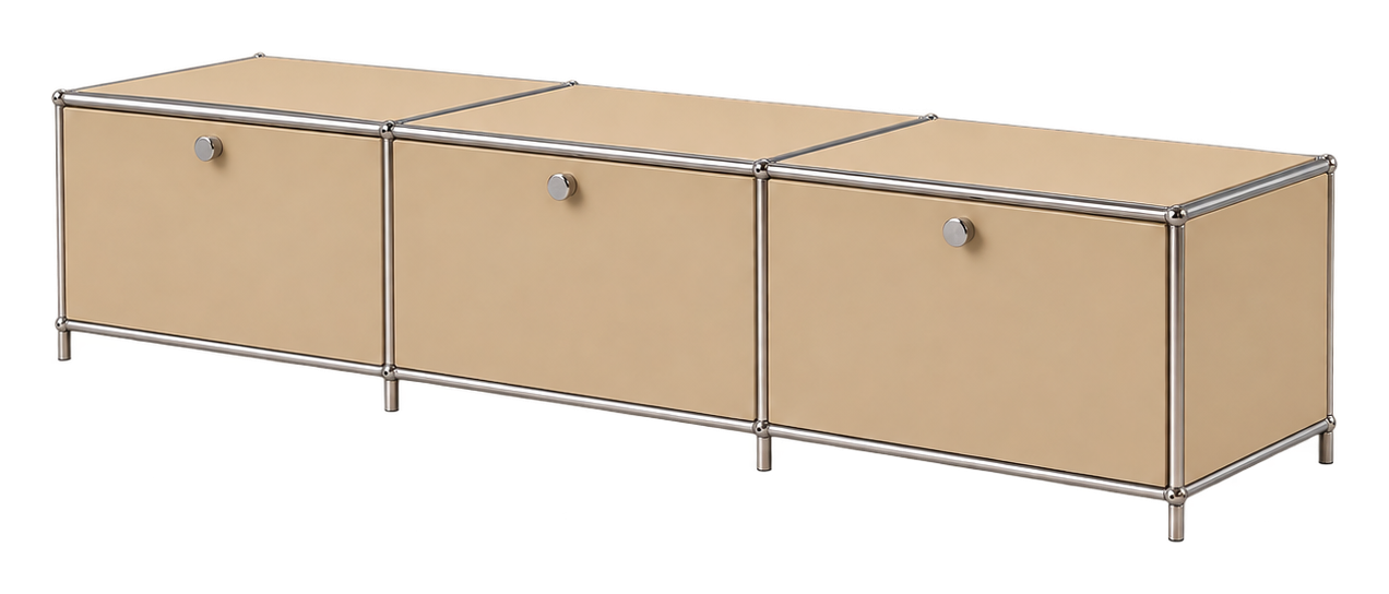 Vermut Konsol, 211 cm model, bej, çapraz görünüm