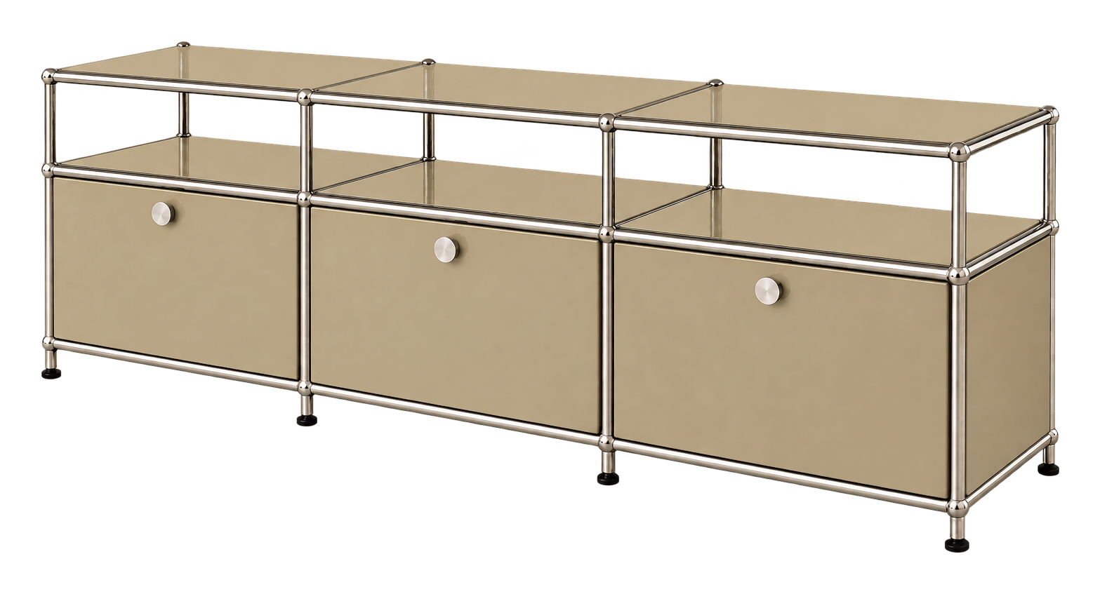 Vermut Konsol, 220 cm model, bej, çapraz görünüm