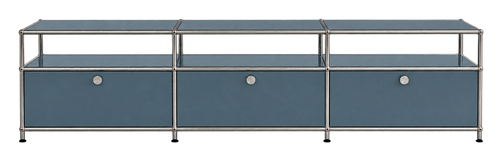 Vermut Konsol, 220 cm model, mavi, önden görünüm