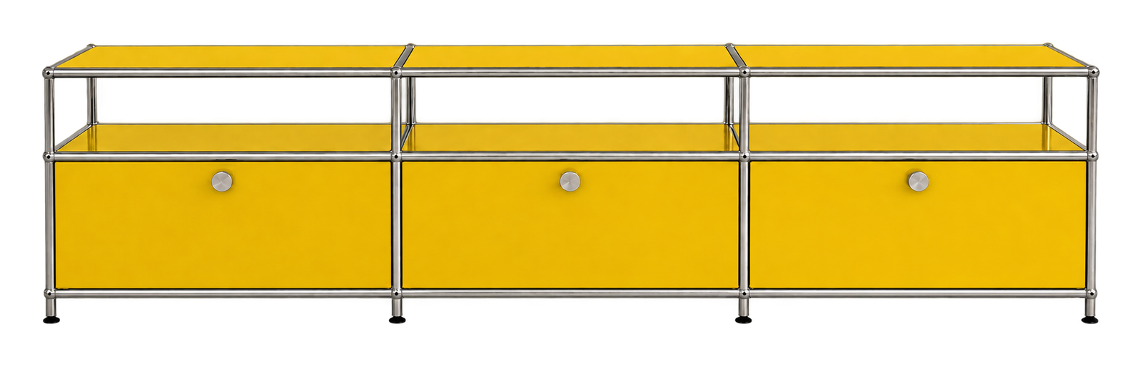 Vermut Konsol, 220 cm model, sarı, önden görünüm
